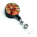 Teachers Aid Irish Setter Candy Cane Holiday Christmas Retractable Badge Reel TE229482